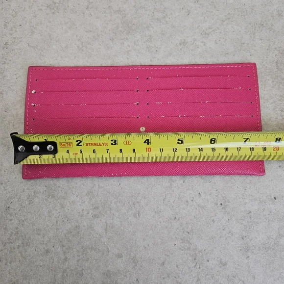 ** Faux ** Louis Vuitton Hot Pink Card Holder - Picture 3 of 4